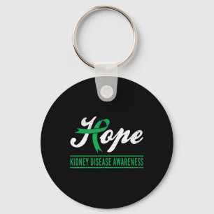 Hope Kidney Disease Awareness Month Green Ribbon S Key Ring