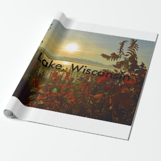 Hope Lake Wisconsin wrapping paper