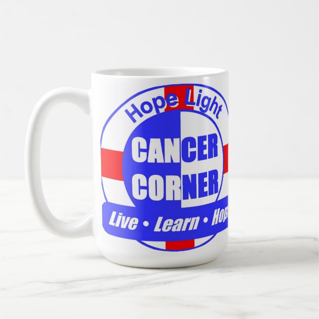 Hope Light Cancer Corner Mug (Left)