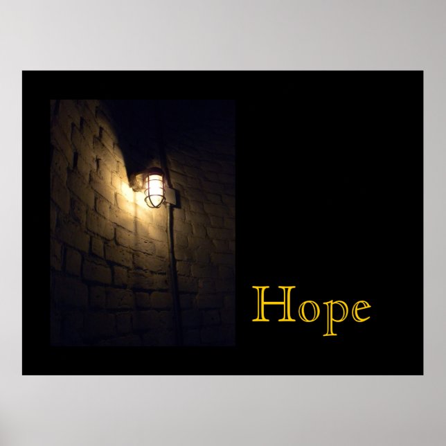 Hope: Light in the Darkness Postcard Poster (Front)