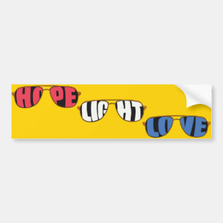 Hope Light Love Biden Bumper Sticker