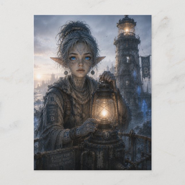 Hope / Lighthouse Keeper / Shore of Mists Postcard (Front)