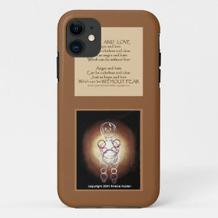 Hope & Love Bubble People phone case