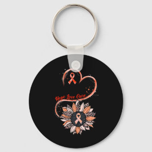 Hope Love Cure Fighter Sunflower RSD CRPS Awarenes Key Ring