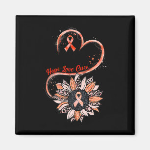 Hope Love Cure Fighter Sunflower Rsd Crps Awarenes Magnet