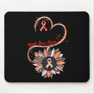 Hope Love Cure Fighter Sunflower Rsd Crps Awarenes Mouse Pad