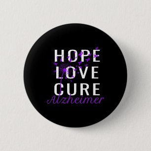 Hope Love Cure Heimerheimer Disease Awareness 1 6 Cm Round Badge