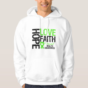 Hope Love Faith Mental Health Awareness Hoodie
