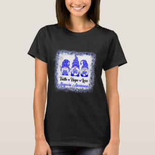 Hope Love Gnomes Alopecia Awareness Leopard T-Shirt