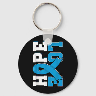 Hope Love Prostate Cancer Awareness Key Ring