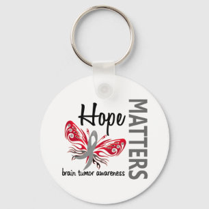 Hope Matters Butterfly Brain Tumour Key Ring