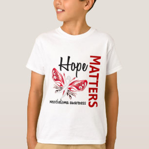 Hope Matters Butterfly Mesothelioma T-Shirt