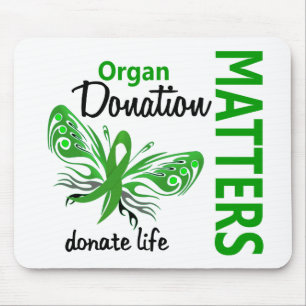 Hope Matters Butterfly Organ Donation Mouse Pad