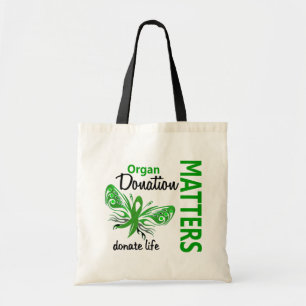 Hope Matters Butterfly Organ Donation Tote Bag