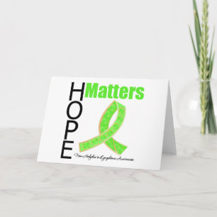 Hope Matters Non-Hodgkins Lymphoma (Jewelled Ribbo Card