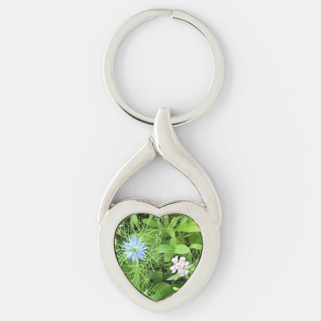 Hope Metal Heart Key Ring (Front)