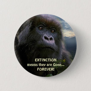 "HOPE" Mountain Gorilla anti Extinction Button