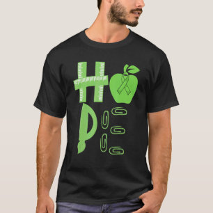 Hope National Depression Screening Day Green Ribbo T-Shirt