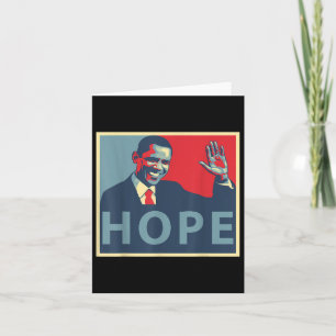 Hope Obama 44 President  Card