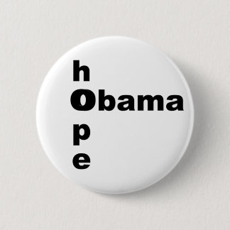 Hope & Obama 6 Cm Round Badge
