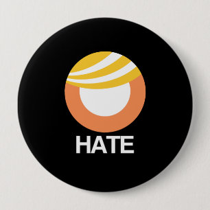 HOPE (Obama) vs. HATE (Trump) 10 Cm Round Badge