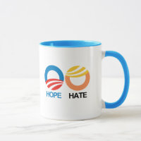 HOPE (Obama) vs. HATE (Trump)