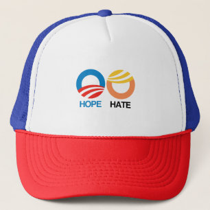 HOPE (Obama) vs. HATE (Trump) Trucker Hat