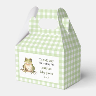 Hope On Over Frog Theme Baby Shower Favour Box