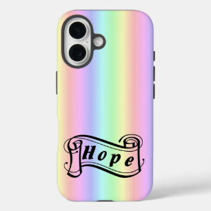 Hope on rainbow iPhone 16 case