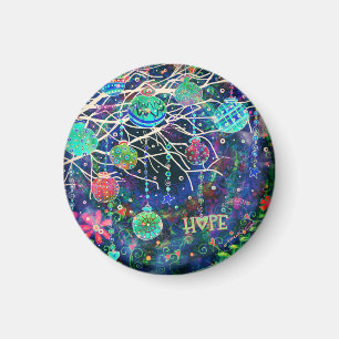 Hope Ornaments Inspirivity Pretty Christmas Magnet