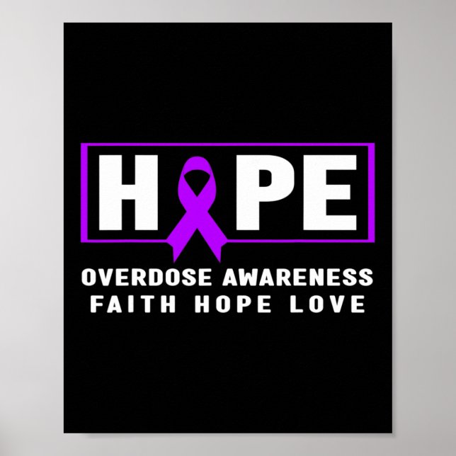 Hope Overdose Awareness  Poster (Front)
