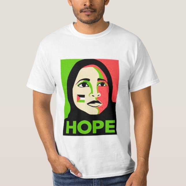 hope Palestine 2014 T-Shirt (Front)