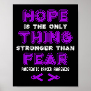 Hope Pancreatic Cancer Awareness Poster
