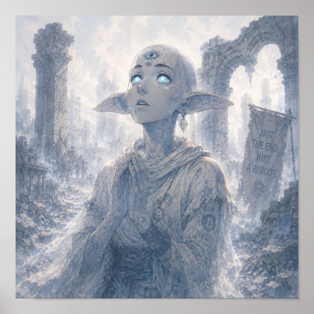 Hope / Pilgrim / Sacred Ruins Poster (Front)