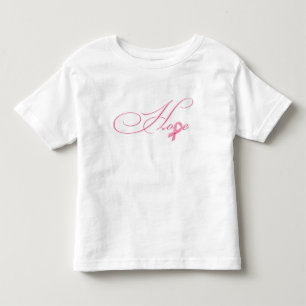 Hope - Pink Ribbon Toddler T-Shirt