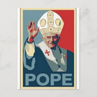 HOPE POPE POSTCARD