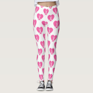 Hope Pray Fight (Breast Cancer Awareness)  Leggings