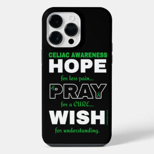 Hope Pray Wish...Celiac iPhone 14 Pro Max Case
