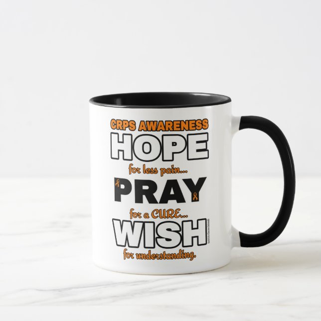 Hope Pray Wish...CRPS Mug (Right)