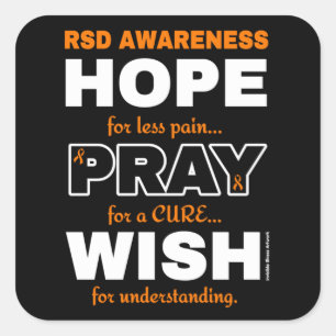 Hope Pray Wish...RSD Square Sticker