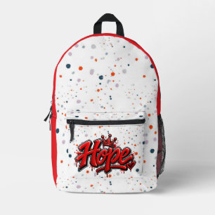 Hope Printed Backpack