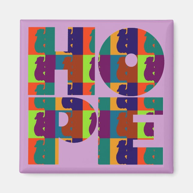 Hope Purple Magnet (Front)