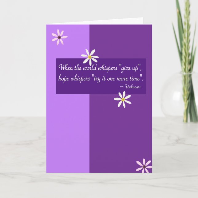 Hope Quote - Greeting Card (Front)