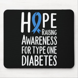 Hope Raising Awareness For Type One Diabetes Type1 Mouse Pad