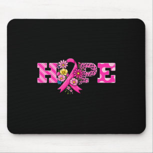 Hope Remains Breast Cancer Awareness Warrior Cat P Mouse Pad