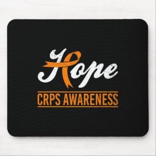 Hope RSD CRPS Awareness Month Orange Ribbon Suppor Mouse Pad