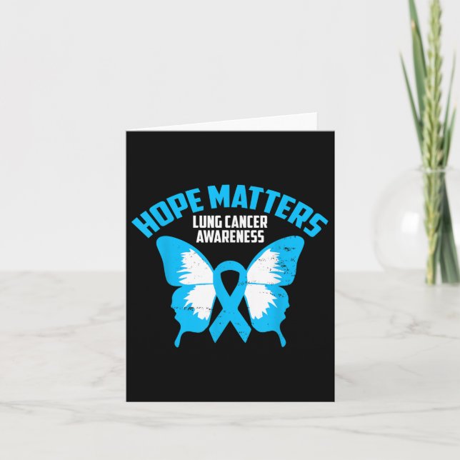 Hope S - Lung Cancer Awareness  Card (Front)