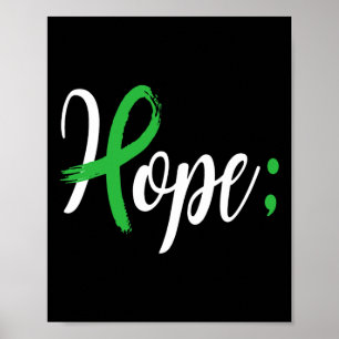 Hope Semicolon Mental Health Awareness Month Suppo Poster