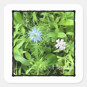 Hope Small Square Sticker