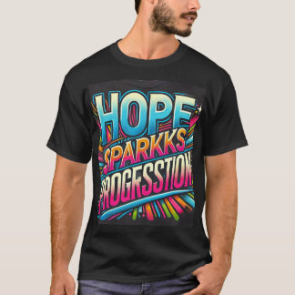 "Hope Sparks Progression" Designed  T-Shirt